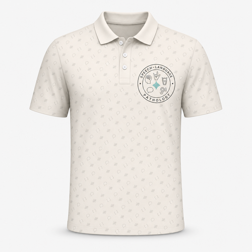 Speech-Language Pathology Crest Polo - Polo shirt - All over printed 3c27d7ee-2c8d-4029-93b1-3d32407682c5.png