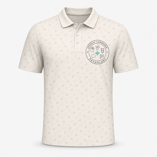Speech-Language Pathology Crest Polo - Polo shirt - All over printed 3c27d7ee-2c8d-4029-93b1-3d32407682c5.png