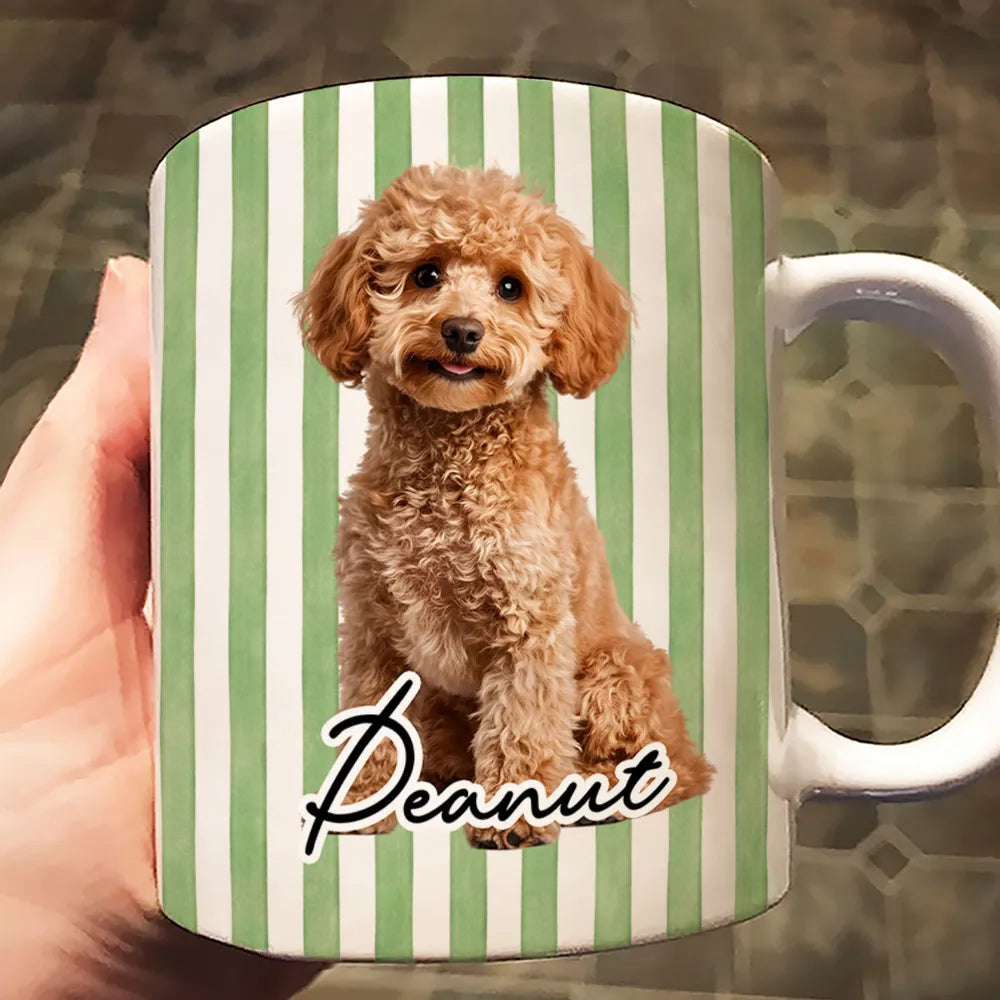 Custom Watercolor Pet Portrait- Personalized Mug - Gift For Dog Cat Lovers