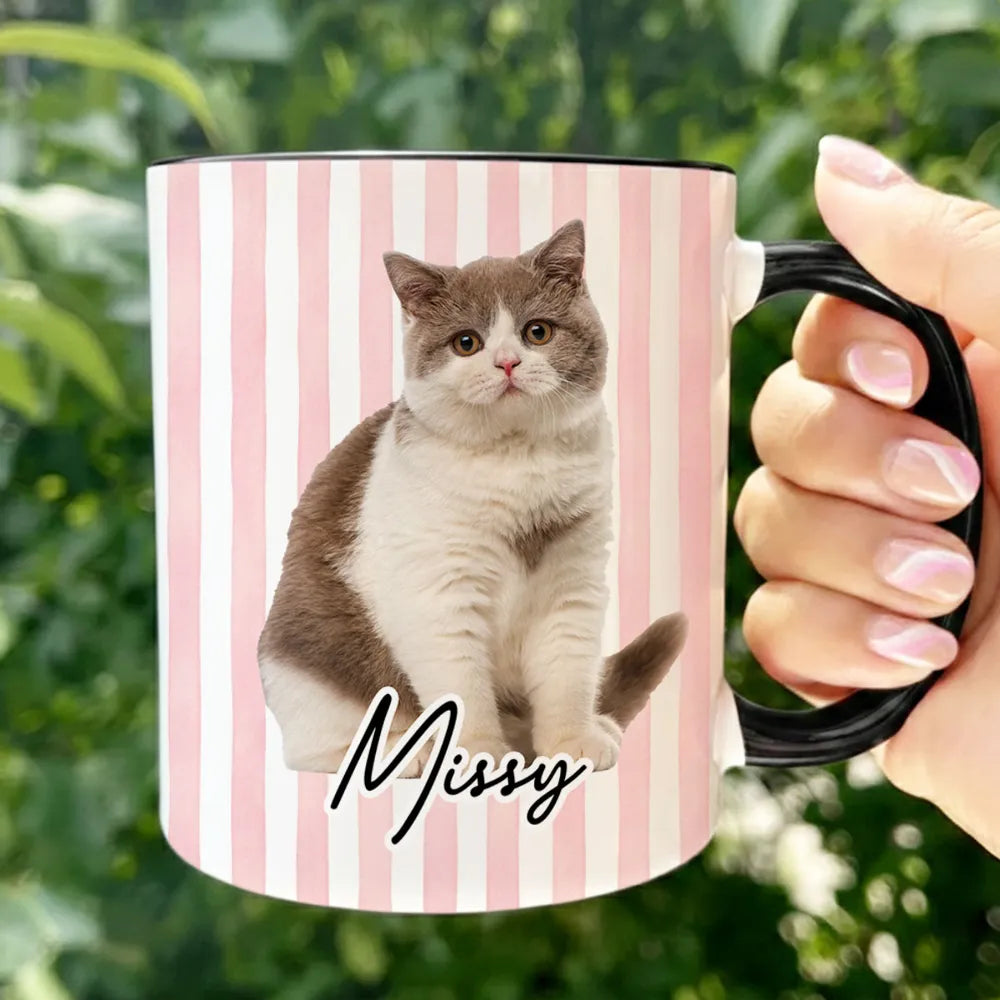 Custom Watercolor Pet Portrait- Personalized Mug - Gift For Dog Cat Lovers