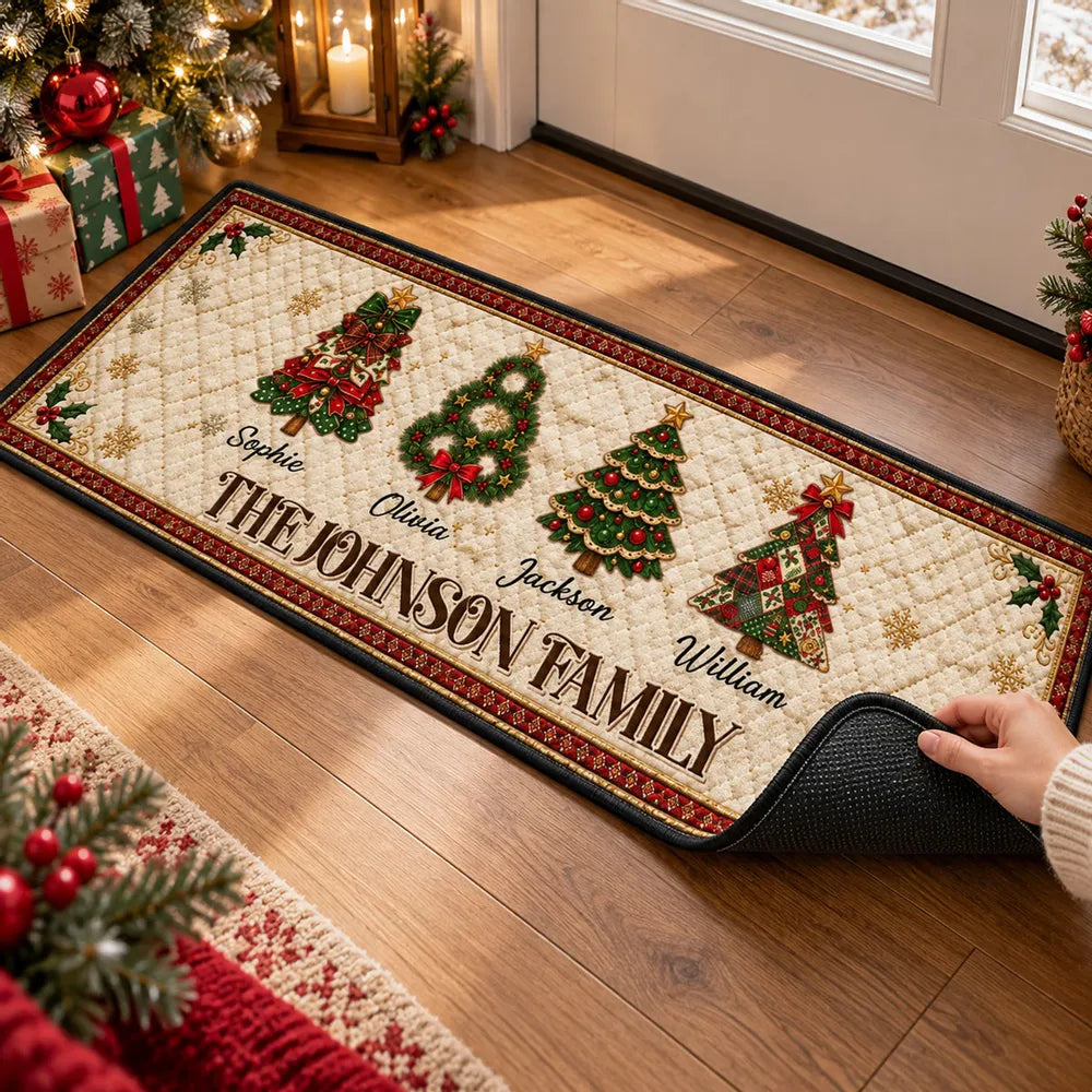 Christmas Crew - Personalized Runner Rug