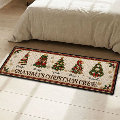 Christmas Crew - Personalized Runner Rug