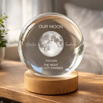Our Moon Special Date, Custom Moon Phase by Date - Personalized Crystal Ball Night Light - Heartfelt Anniversary Gift for her, for him 3c652c223e657y.jpg