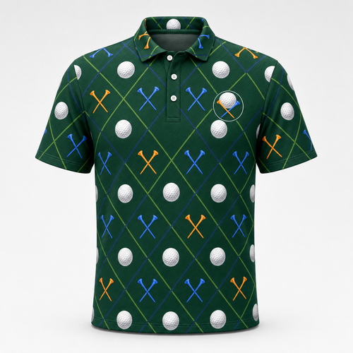 Fairway Argyle Golf AOP Polo - Polo shirt - All over printed 3cce8da2-23e4-4862-9cca-8d73ee9162fd.png