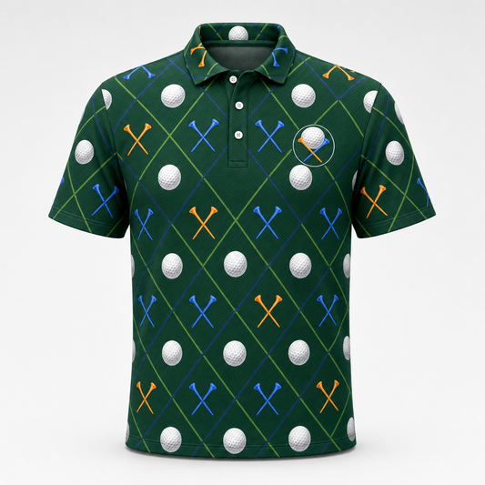 Fairway Argyle Golf AOP Polo - Polo shirt - All over printed 3cce8da2-23e4-4862-9cca-8d73ee9162fd.png
