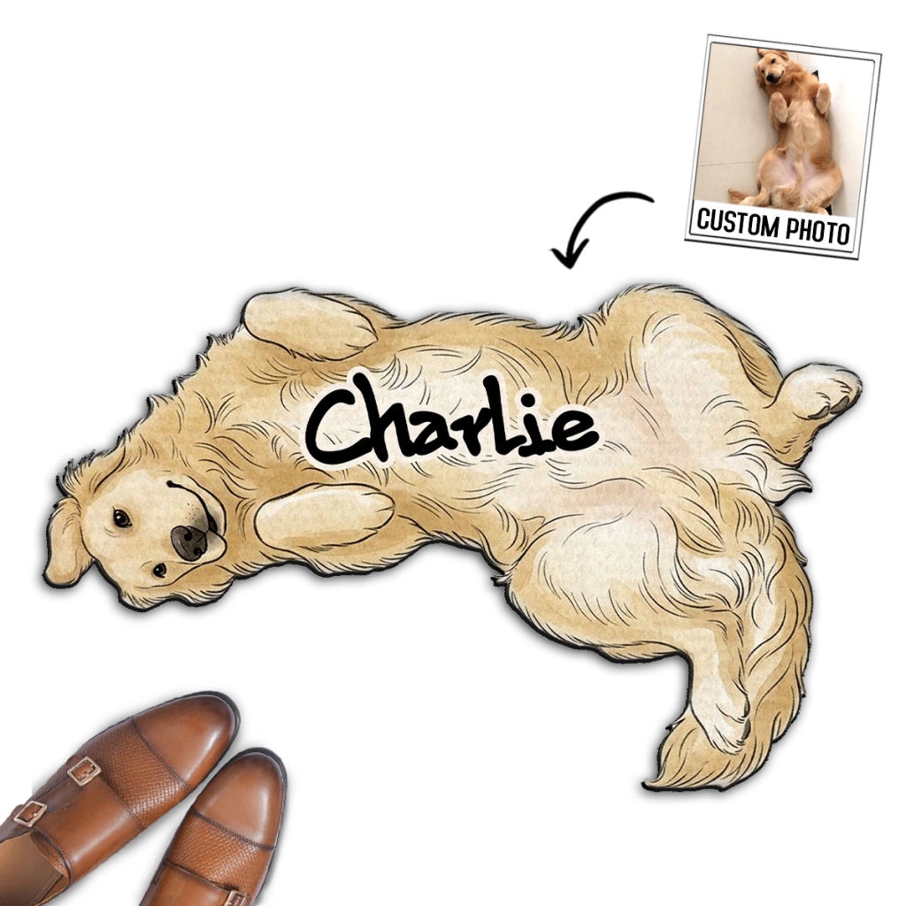Personalized Dog-Shaped Doormat with Custom Name, Welcome Mat, Gift for Dog Lovers 3ce8520b-5a04-434f-9b7d-a2d65e16ba78-1.webp