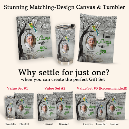Humming Bird Always With You Personalized Blanket - Memorial 3copy_a4a2b4f5-1810-4609-b31c-c0611364c810.png