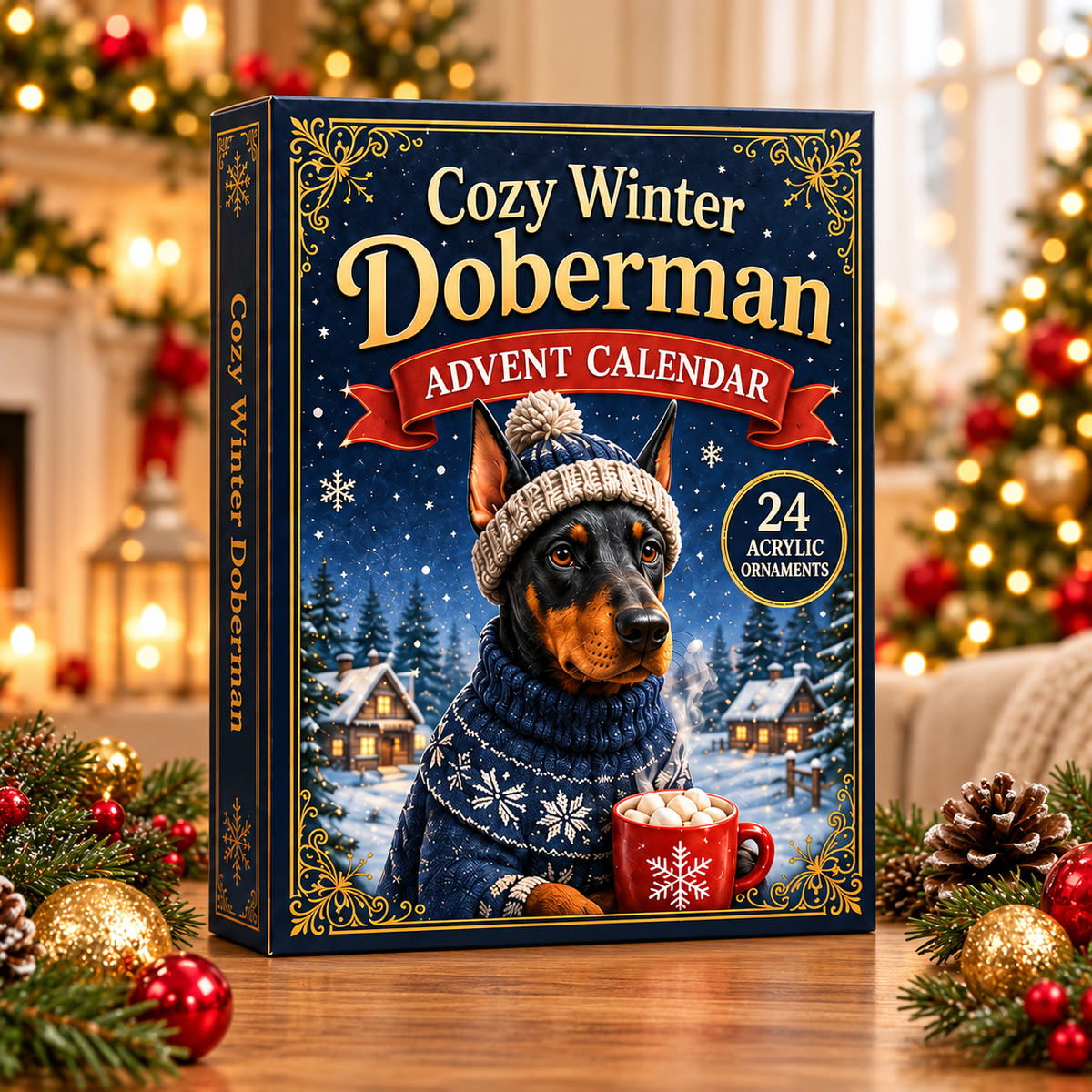 Cozy Winter Doberman Advent Calendar 2026 - 24-Day Festive Countdown, Acrylic Charms Blind Box - Gift For Doberman Lovers 3da90513-c5d0-4653-9df2-4ef44783839d-doberman-box.png