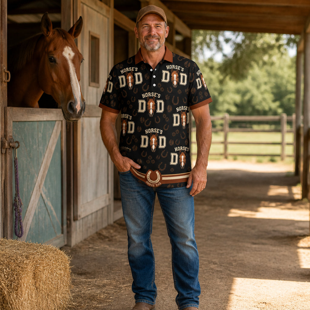 Horse Dad Custom Photo - Lifestyle 1