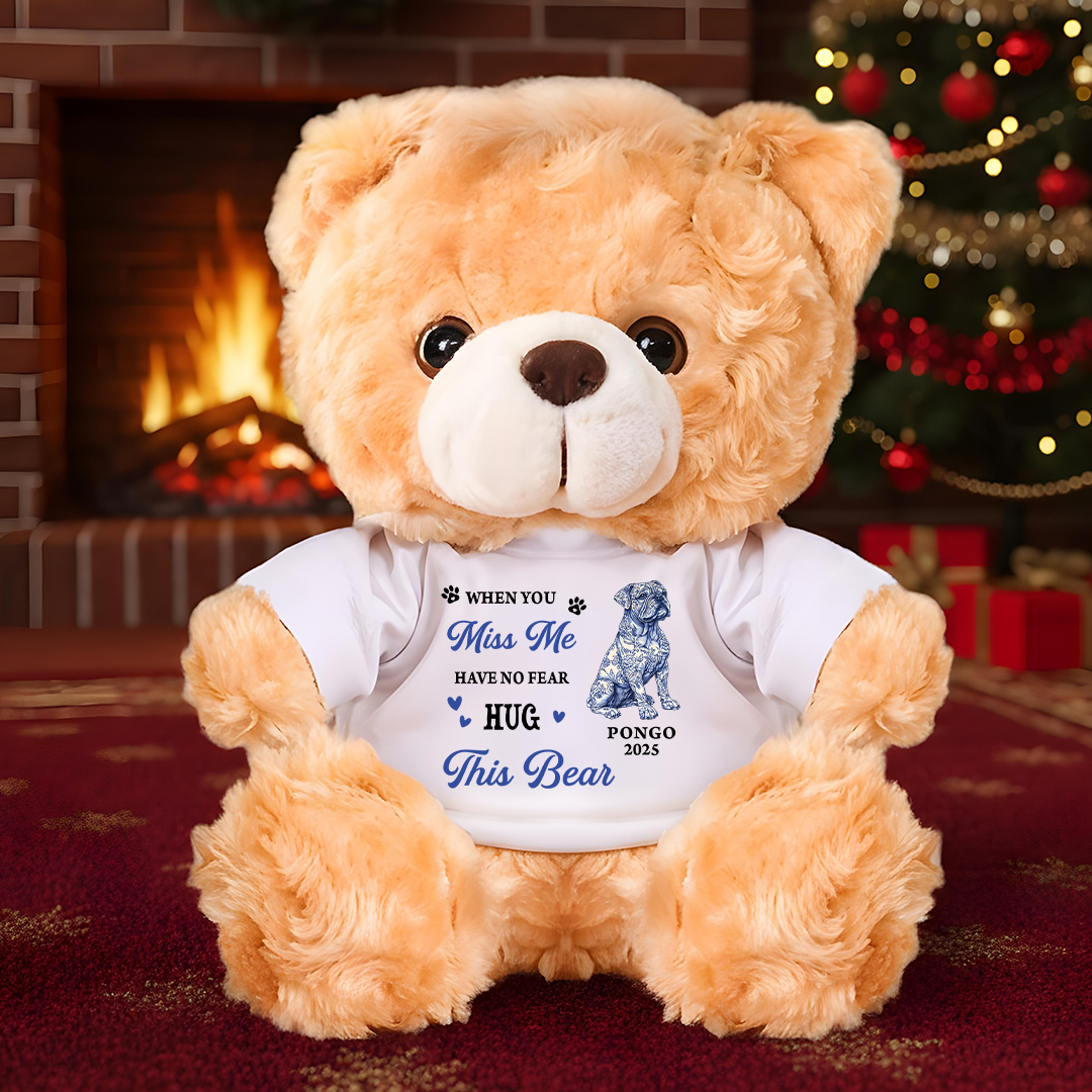A Hug From Heaven Flower Forever In My Heart Teddy Bear - Memorial Gift - Personalized Plush Bear 3fcbfdb9-0c5d-407c-a99b-2e0ce9d79562-4.png