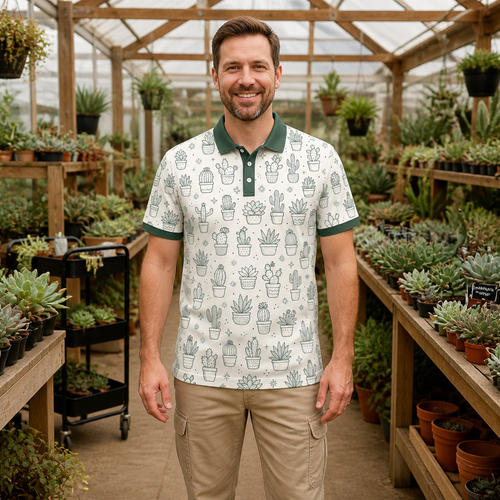 Succulent Scatter AOP Polo - Polo shirt - All over printed 3ff7ddcc-687d-49bf-8646-51dc3ff8cada.jpg