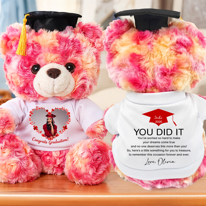 Graduate Bear Gifts - Teddy Bear With Personalized Shirt
