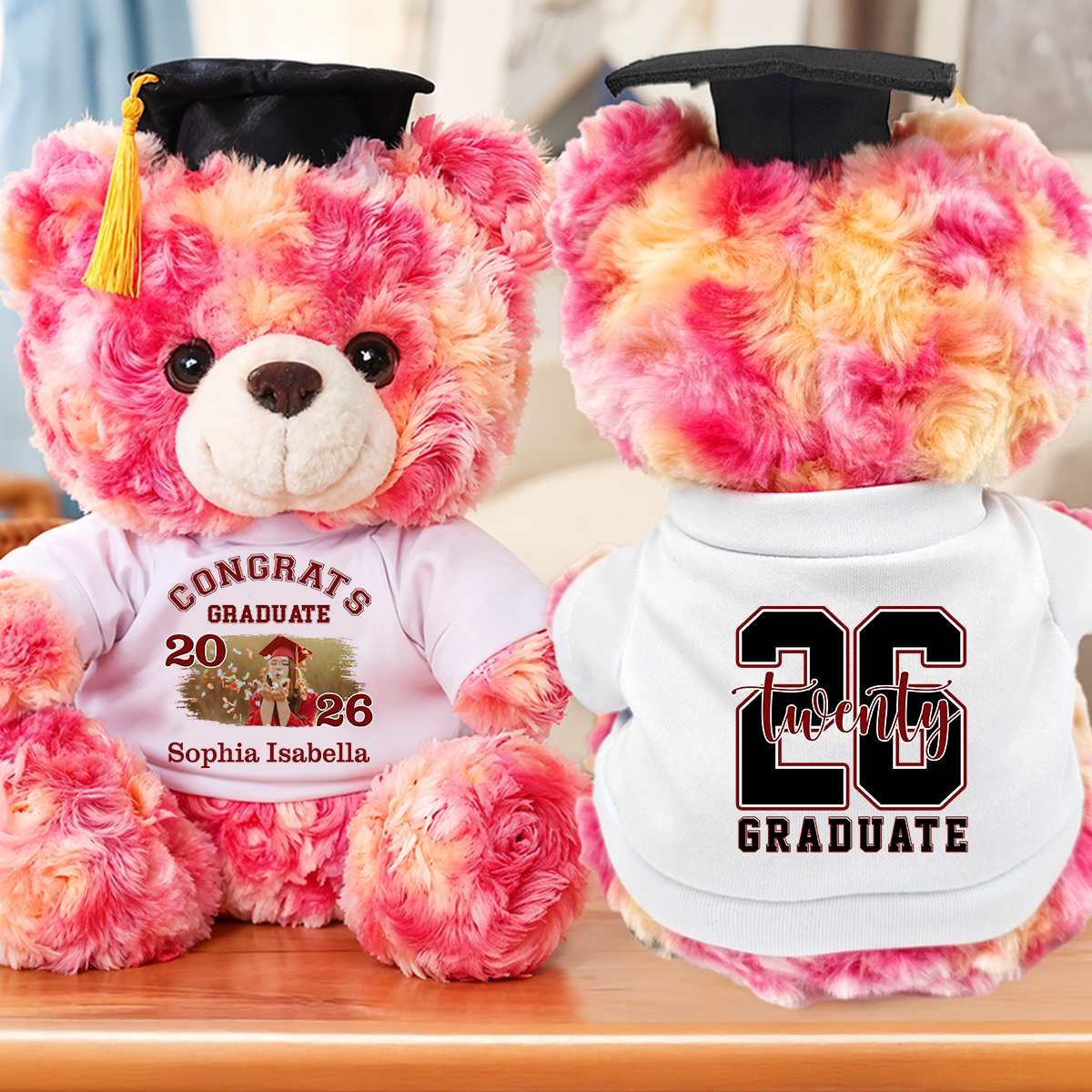 Congrats Class Of 26 Personalized Graduation Teddy Bear