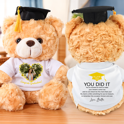 Graduate Bear Gifts - Teddy Bear With Personalized Shirt
