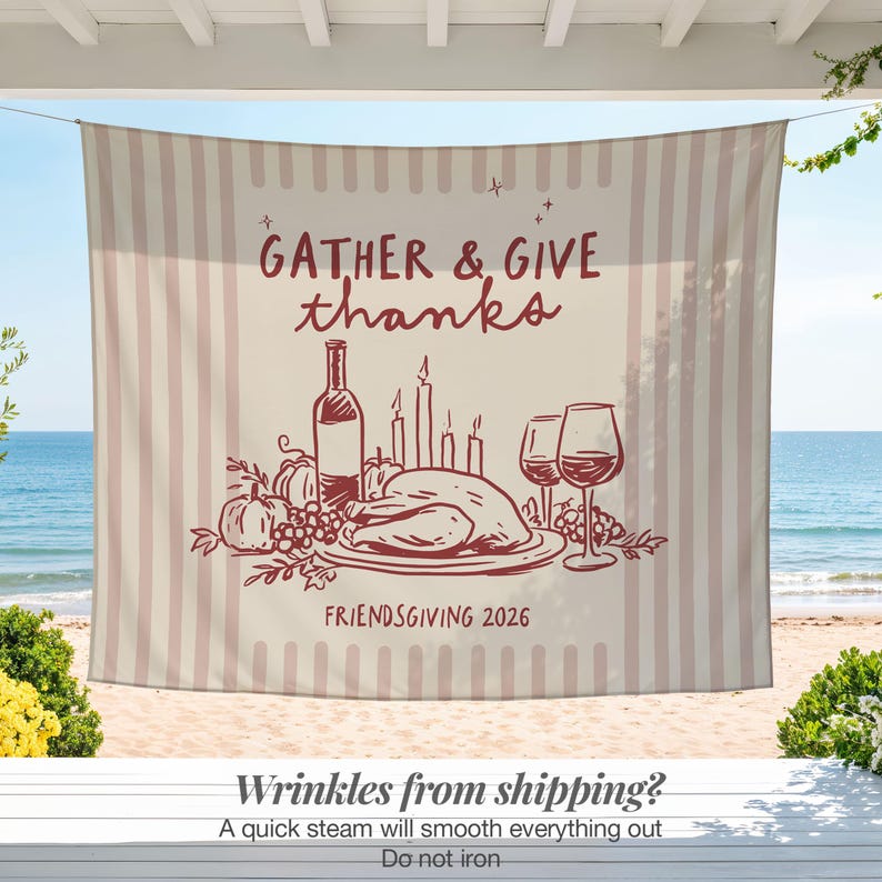 Personalized Friendsgiving Backdrop – Gather & Give Thanks Thanksgiving Tapestry, Custom Fall Party Banner & Autumn Decor 4062da7a-4b6d-4f25-a4e1-c02ddc2fe07b-m5.jpg