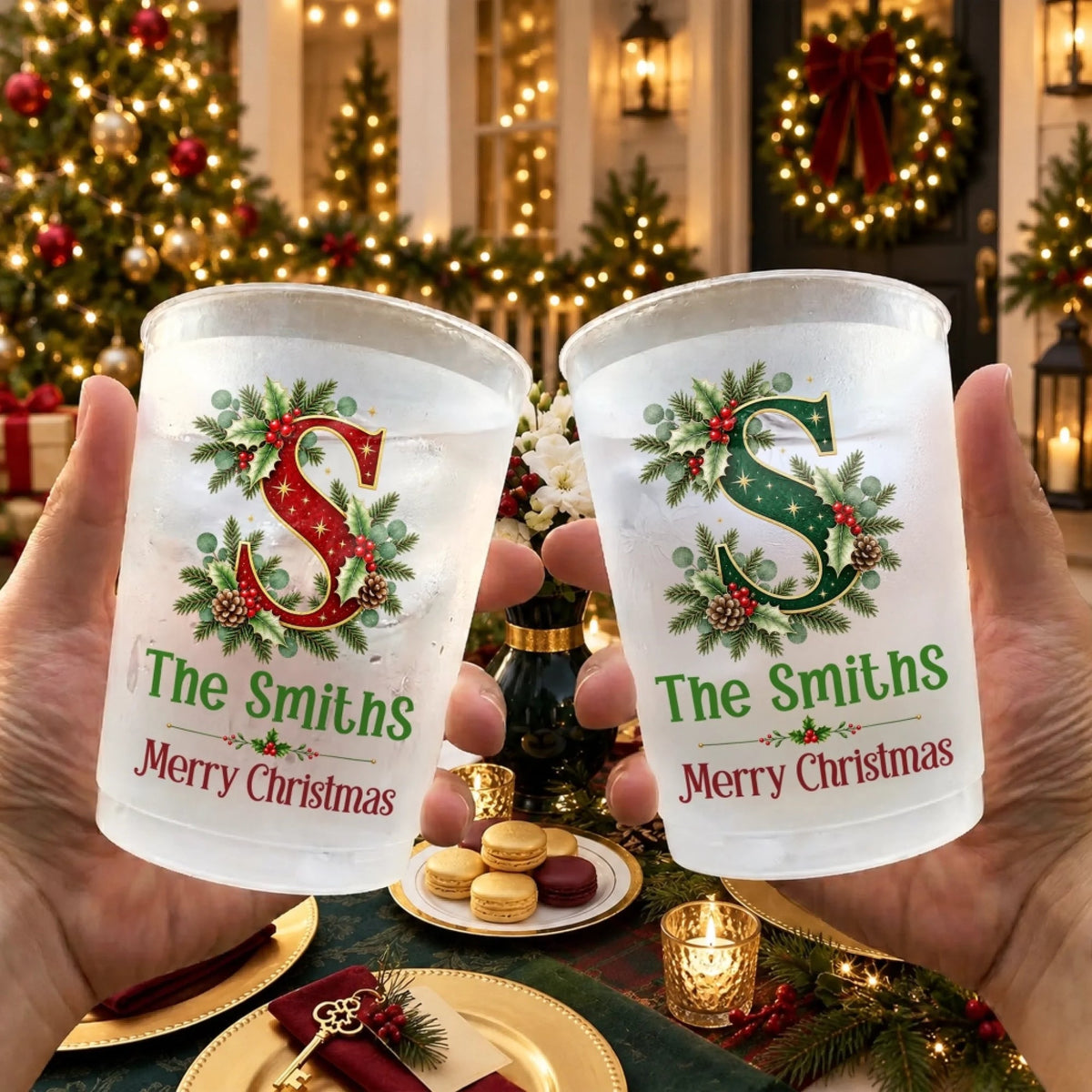 Custom Name Christmas Family Gifts - Personalized Plastic Cups - Christmas Drinkware For Party 40820619-93f6-42ce-9365-1ea87613037c-3.jpeg