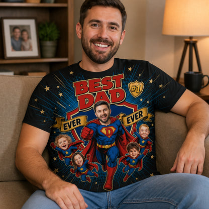 Best Dad Ever Ever Super-Dad Photo Tee - Personalized T-Shirt - All Over Printed 419ff561-53ec-4c84-8359-f38fb17529dd.jpg