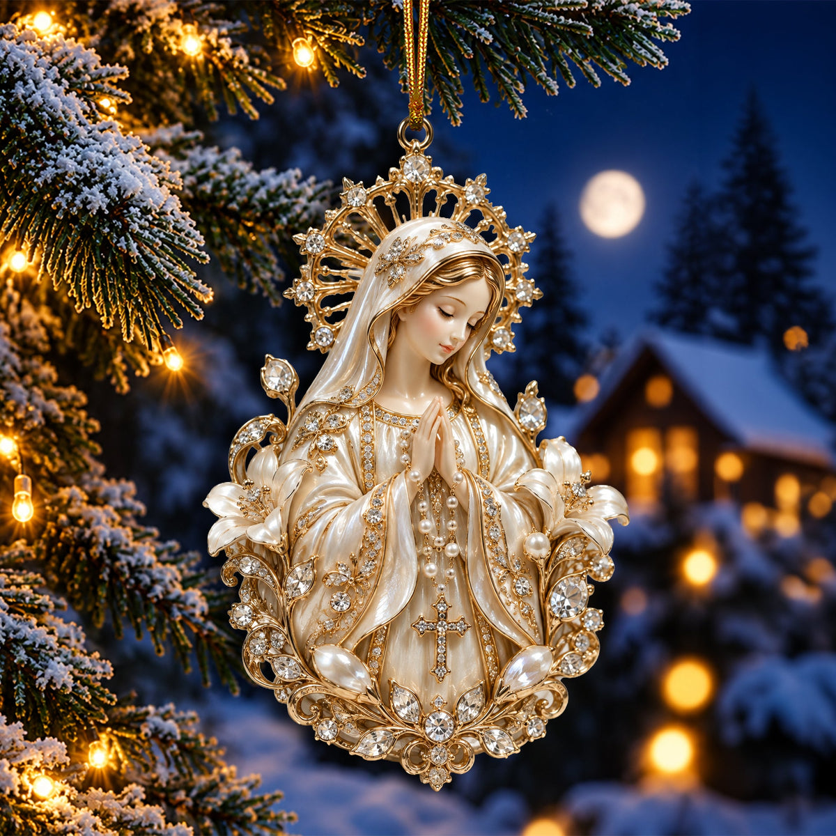 Virgin Mary Praise Christmas Ornament, Personalized Gifts For Christians 41b3f7c2-754a-4b69-bfc5-a0dfee83d36a-4_e0cd2ed9-9411-40a6-9456-29c6188d4b07_5000x.jpg