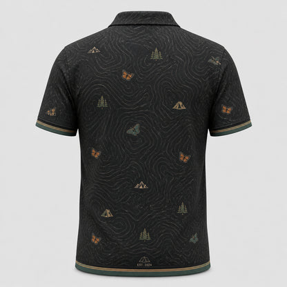 Girl Camper Sunset Badge AOP Polo - Polo shirt - All over printed 41fdabb9-1343-4497-8041-5ab2bbbe62dd.jpg