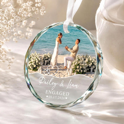 Custom Engagement Photo Ornament, Engagement Ornament, Couple Photo Engaged Ornament, Marriage Proposal Gift,Wedding Newlywed Photo Keepsake 42159c48-dad8-491f-8b66-77d5fc85236f-8.jpg