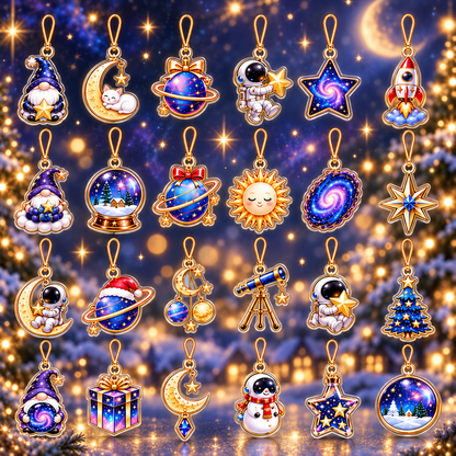 Cosmic Christmas Advent Calendar with 24 Acrylic Charms – Celestial Space Christmas Countdown Gift with Astronaut, Moon, Stars & Gnome Ornaments 4366f539-43a2-4463-a860-f9133ea78ce3-v4.png
