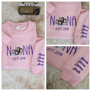 Mama Embroidered Shirt Custom With Favorite Photos Mother's Gift, Family Gift 438746521_416430531117970_2546973244487171473_n.jpg