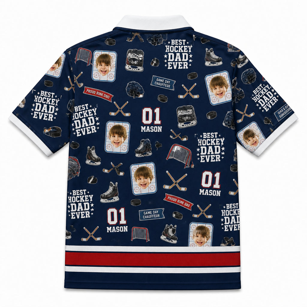 Hockey Dad Polo - Back view
