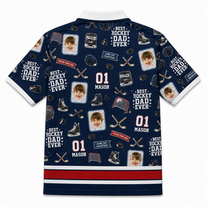 Hockey Dad Polo - Back view