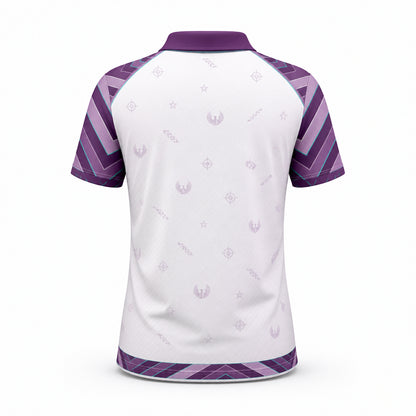 Women’s Custom Name Phoenix Polo - Purple Geo Panels - Personalized Polo shirt - All over printed 4469a27b-f1a1-4dbe-85ac-17fdff505ebb.jpg