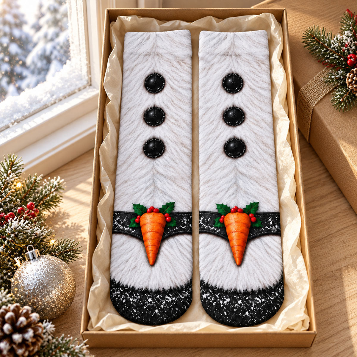 Santa Feet Funny Gift For mily - Personalized Crew Socks -  Personalized Best Friend Gifts, Besties, Sisters, BFF 44d2d486-49b2-49ed-ae4b-2269da2686dd-5.jpg