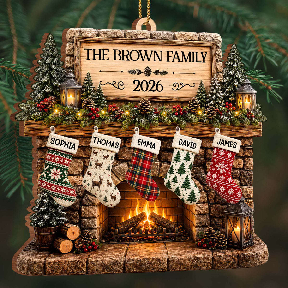 Our Family, Personalized Wood Ornament, Gift For Family and Holiday Lovers 44f0e8c9-3bc7-465f-9fef-d0c2a1864e36-FAM1225_WDO4.jpg