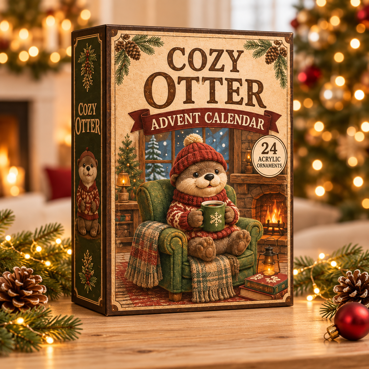 Cozy Otter Advent Calendar 2026 - 24-Day Festive Countdown, Acrylic Charms Blind Box - Gift For Otter Lovers 45e342c1-7074-4602-80c4-8e7ddcbba55e-otter-box.png