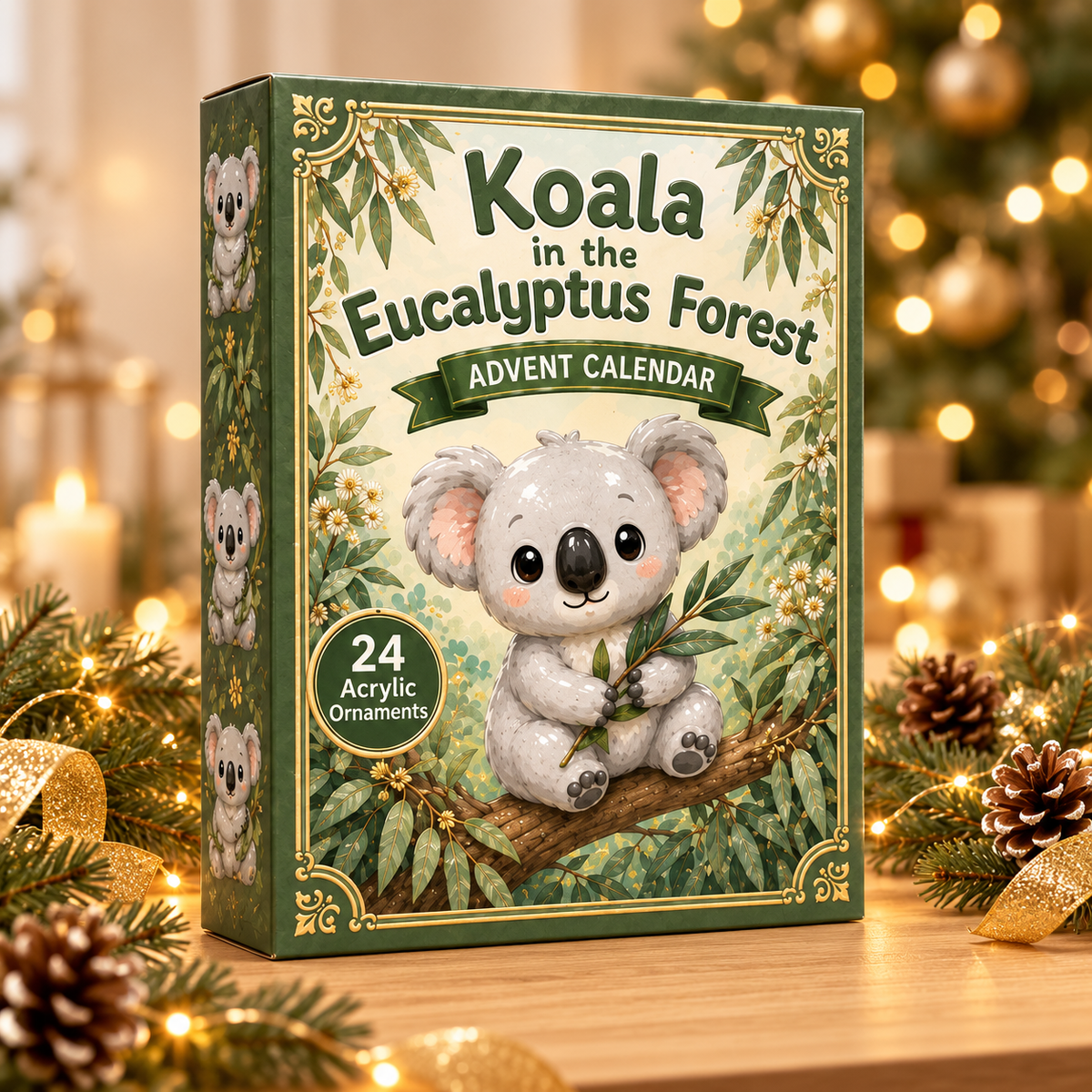 Koala In The Eucalyptus Forest Advent Calendar 2026 - 24-Day Festive Countdown, Acrylic Charms Blind Box - Gift For Koala Lovers 46b0fd44-3fc0-44a6-aa96-1bc101162659-koala-box.png