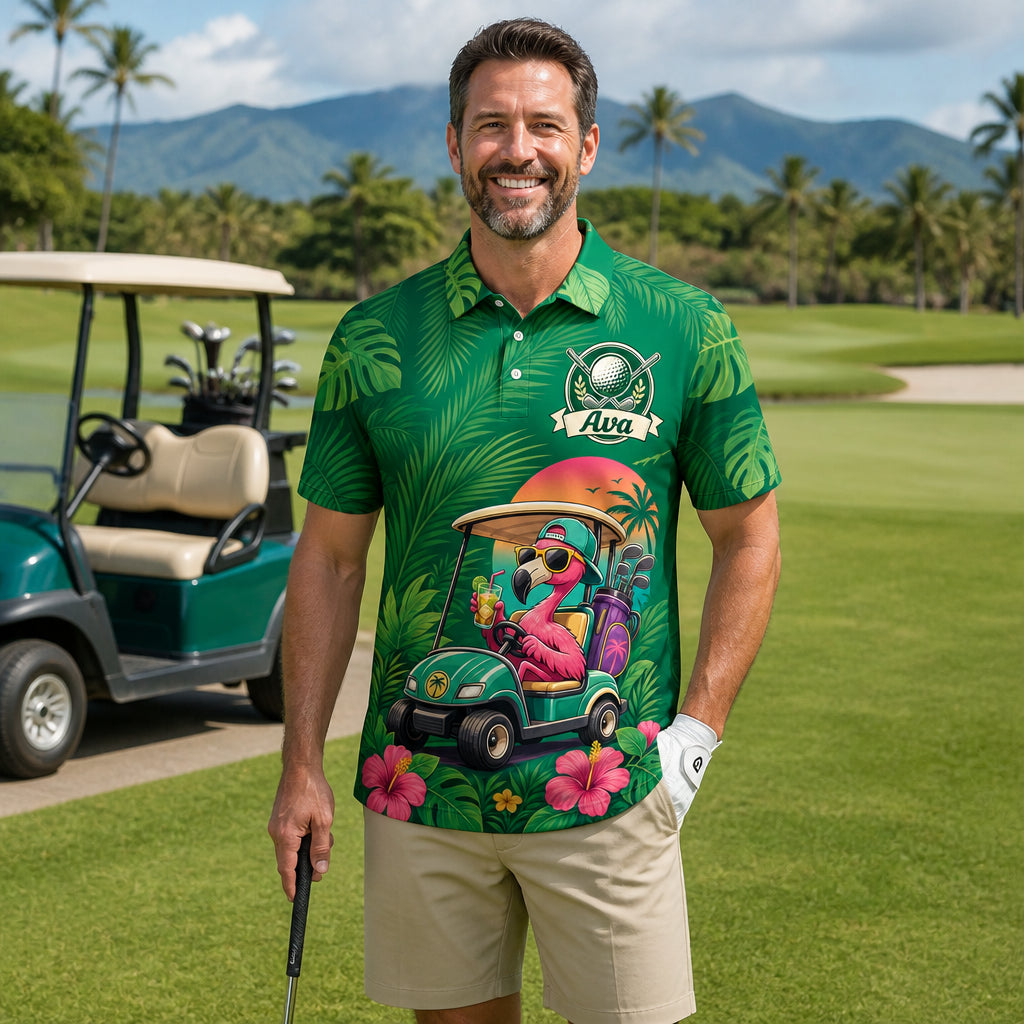 Custom Name Tropical Flamingo Golf AOP Polo - Personalized Polo shirt - All over printed 4740d74a-b06e-48ca-8b1c-6991578b2e83.jpg