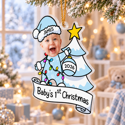 Baby's First Christmas - Personalized Acrylic Photo Ornament 47a24f11-633b-4410-850c-6608adcaf3c0-3.png