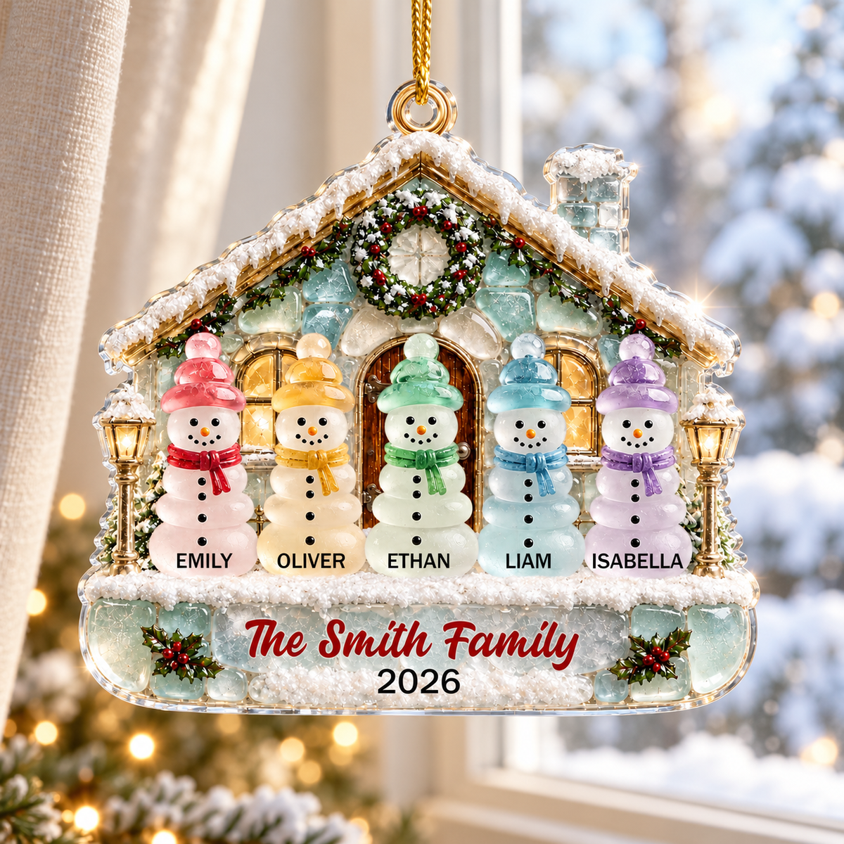 Cozy Christmas Sea Glass Snowman - Personalized Acrylic Ornament - Christmas Birthday Gifts For Family 47ed26a3-c351-456c-9462-5801a68d5ad8-banner-1.png