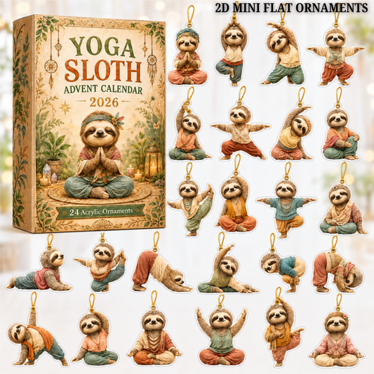 Yoga Sloth Advent Calendar 2026 - 24-Day Festive Countdown, Acrylic Charms Blind Box - Gift For Yoga Lovers 48783fac-42c6-4cc0-90dc-fabffd9e0844-sloth-text.png