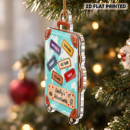 Suitcase Travel World Map - Personalized Acrylic Ornament - Christmas Keepsake Ornament 48aa57fe-f37e-483e-8476-1cff4516f931-O5DgHmlg8R__pod220260908857_web_02.jpg