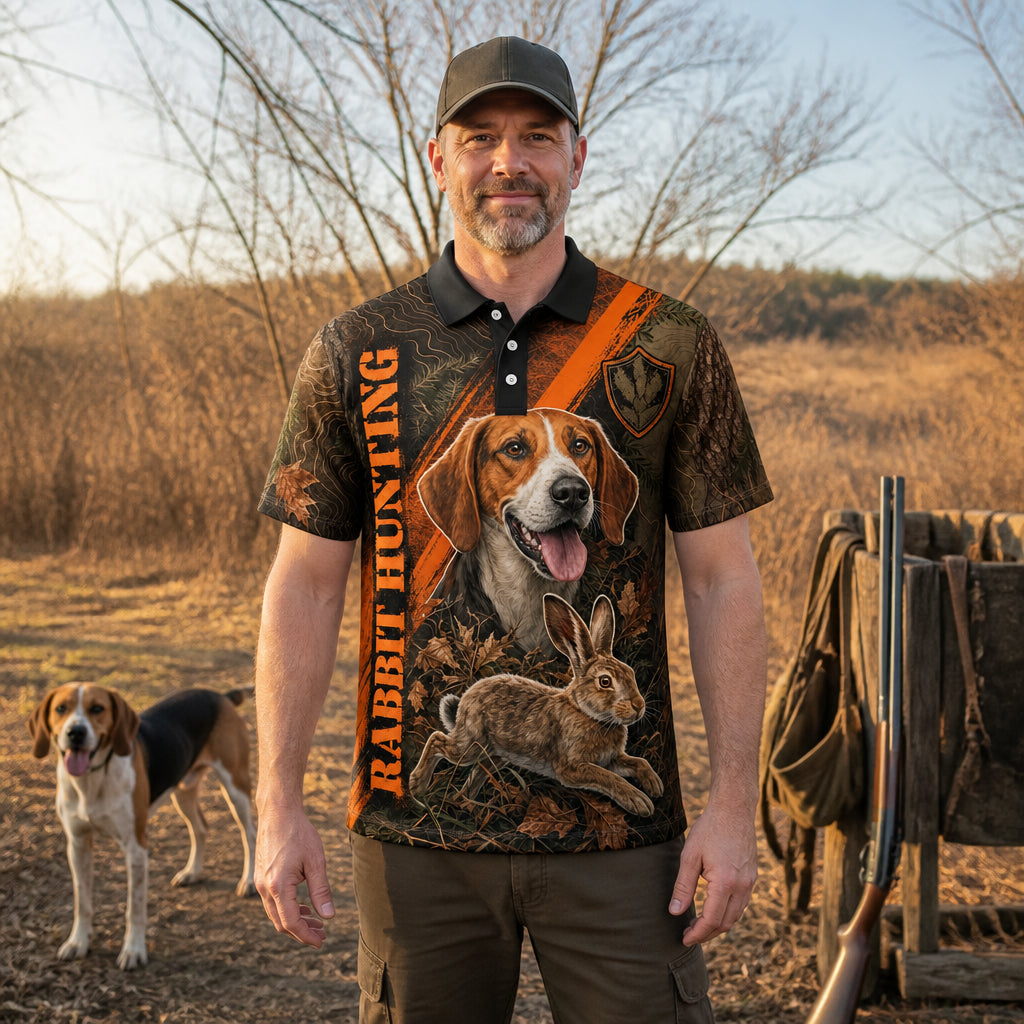 Rabbit Hunting AOP Polo – Hound & Hare - Polo shirt - All over printed 491a67ff-631d-4146-8ac3-bdeb1033c6e3.jpg