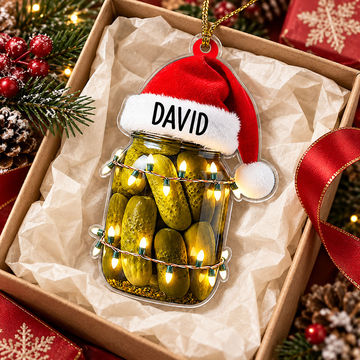 Personalized Pickle Jar Christmas Ornament – Funny Santa Hat Holiday Decoration 499fc0d5-f188-4db2-bae6-46e2523b5cd0-3.jpg