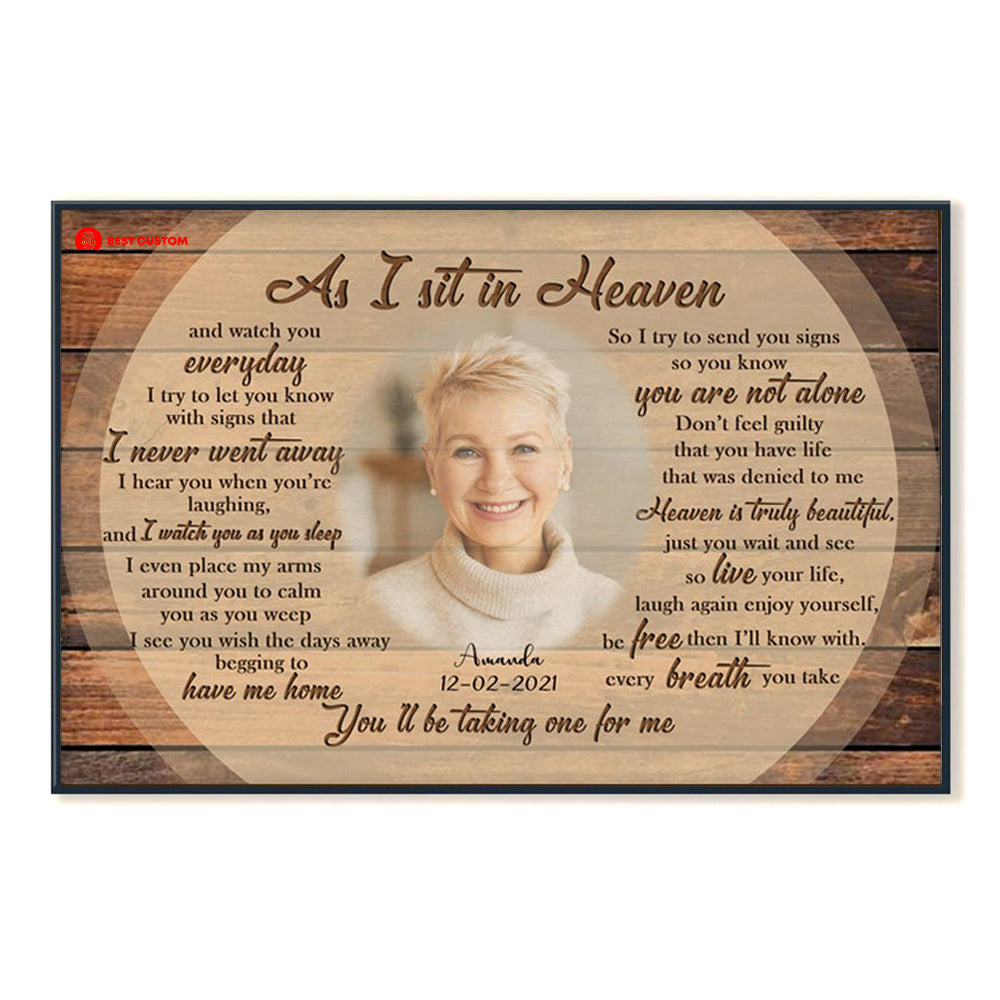 Wooden Art Heaven Letter Custom Photo Canvas Memorial 49_1.jpg