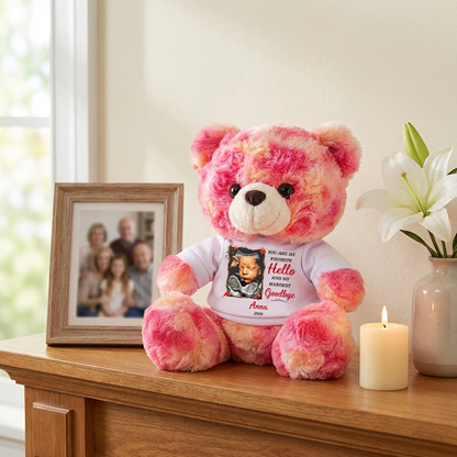 My Favorite Hello Memorial - Personalized Teddy Bear