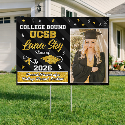Graduation Party Decorations - Class of 2026 Lawn Sign