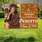 Graduation Yard Sign - Graduation Gift - Personalized Graduation Lawn Sign With Stake