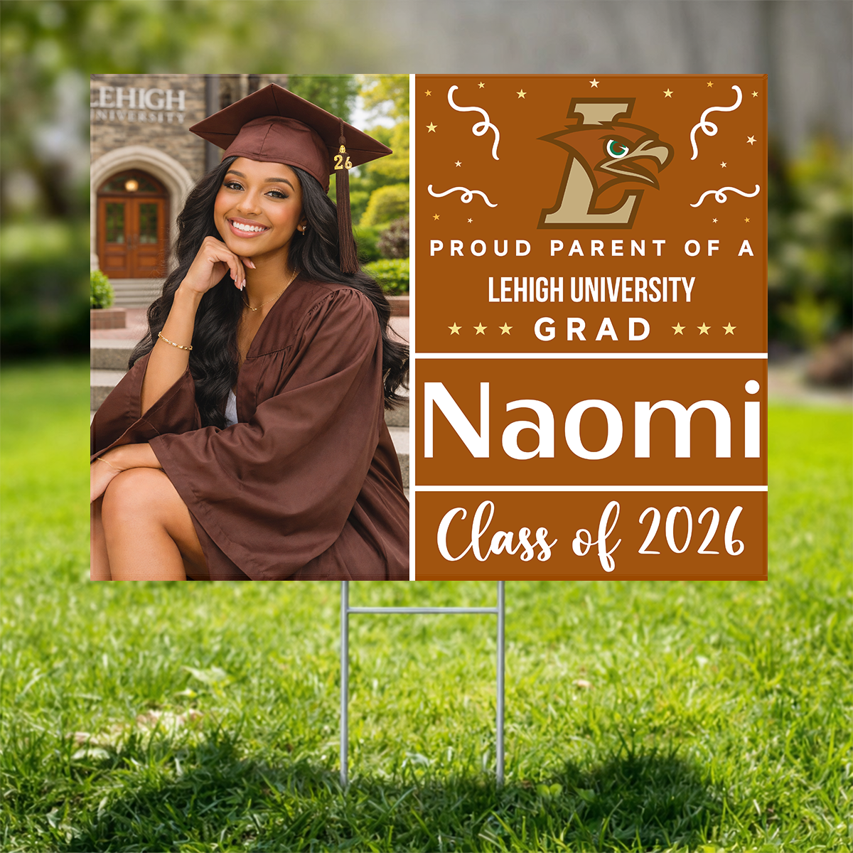 Graduation Yard Sign - Graduation Gift - Personalized Graduation Lawn Sign With Stake