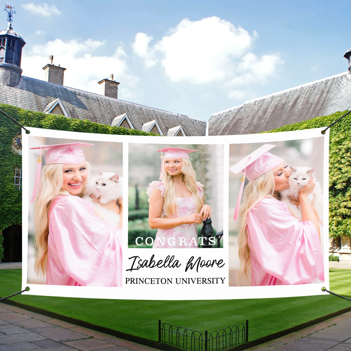 Personalized Graduation Banner - Congratulations Banner, Class of 2026 Banner Classic