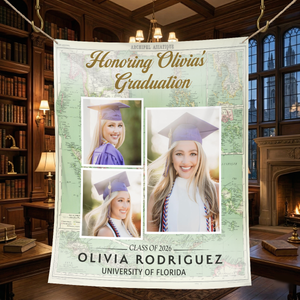 Grad Party Photo - Personalized Graduation Backdrop