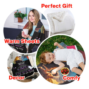 Best Valentine Gift For Girlfriend, You Mean The World To Me Blanket 4_3.jpg