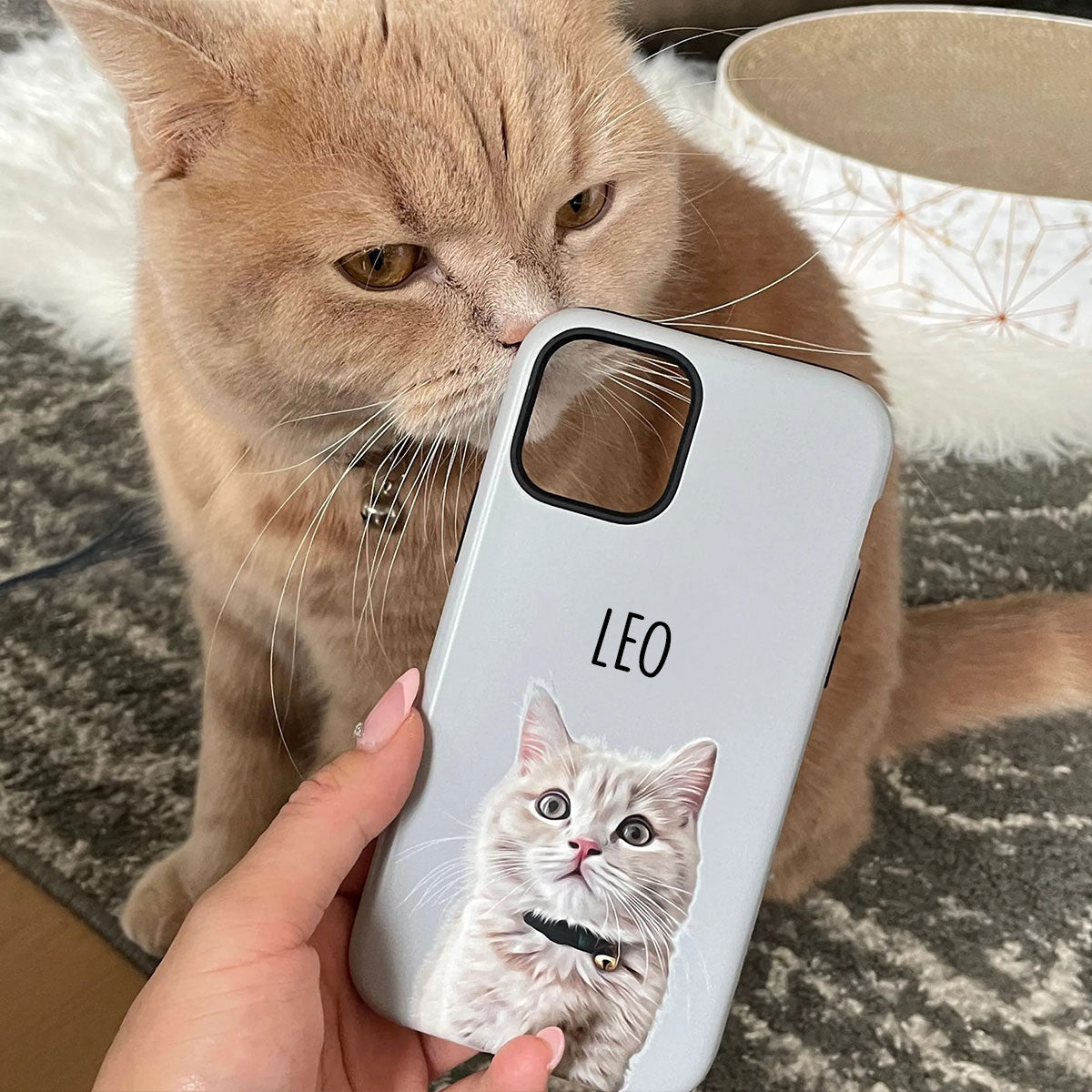 Pet Water Color Keepsake - Personalized Phone Case