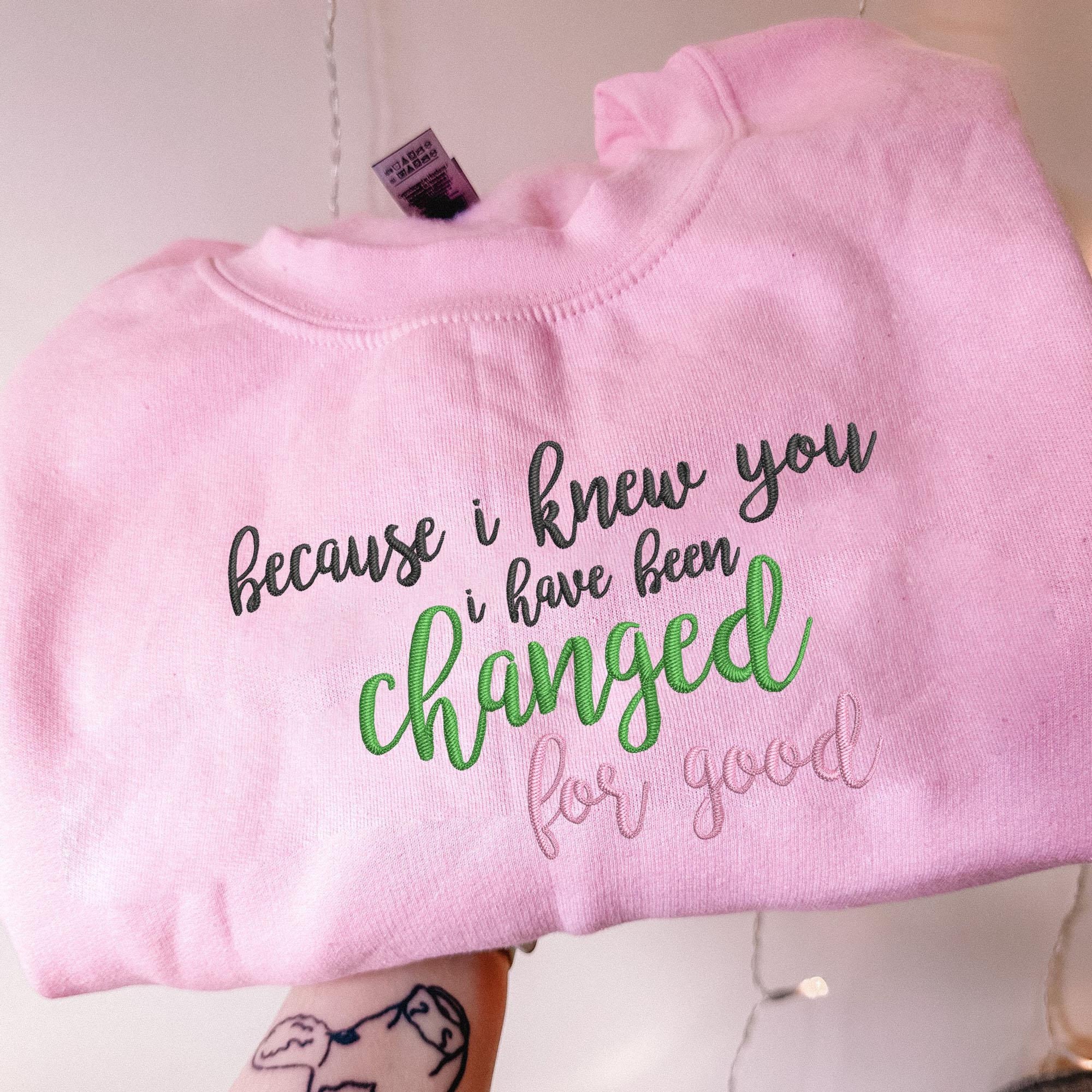 Embroidered Wicked Musical Quote Shirt, I Have Been Changed For Good Broadway Shirt, Wicked Sweatshirt 4_3dd6de5a-b686-4fc0-bd2f-6bcc8594c37d.jpg